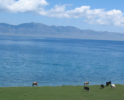 Sarim Lake in Xinjiang