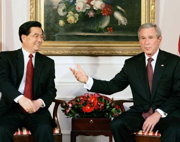 Chinese, US presidents meet