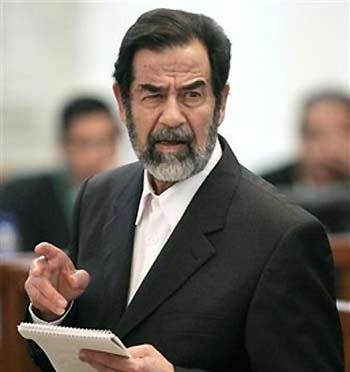 Lawyer: Saddam wants to sue Bush, Blair