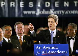 John Kerry wins big, becomes major rival of Bush