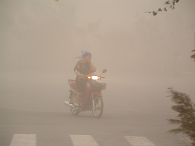 Sandstorm in Xinjiang