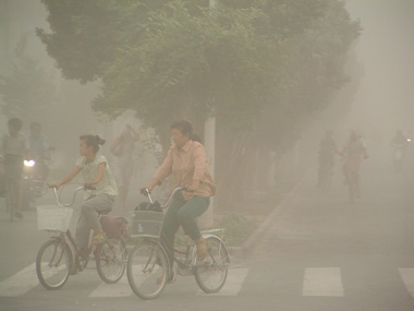 Sandstorm in Xinjiang