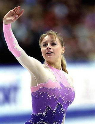 Russia's figure skater Viktoria Volchkova