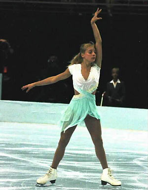 Russia's figure skater Viktoria Volchkova