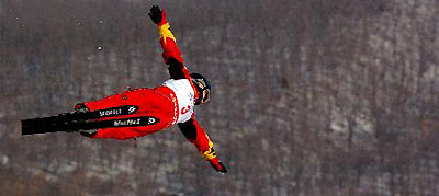 China aerials jumping for Olympic gold