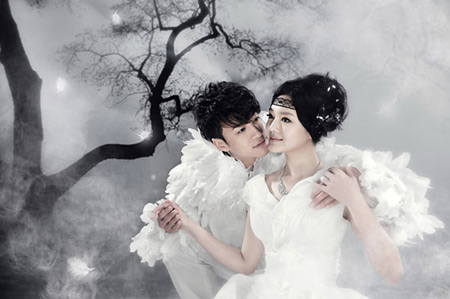 Barbie Hsu & Peter Ho's 'wedding' photo shoot