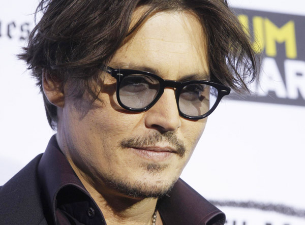 Johnny Depp at premiere of 'The Rum Diary'