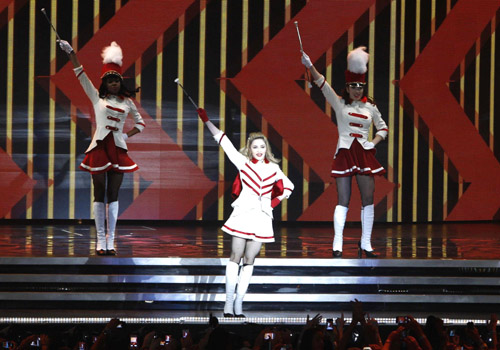 Madonna begins 'MDNA' world tour