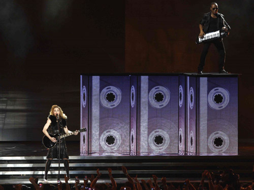 Madonna begins 'MDNA' world tour