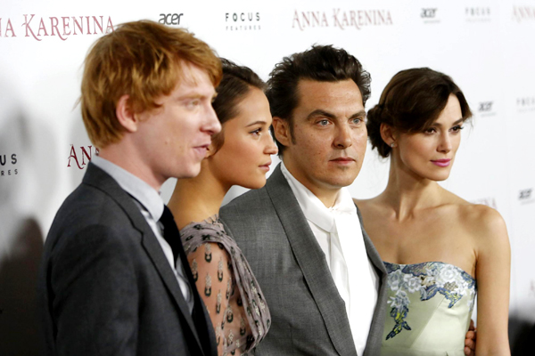 'Anna Karenina' premieres in Hollywood