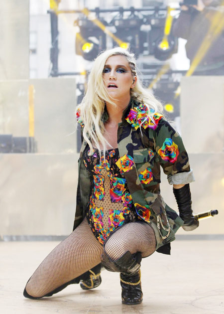 Ke$ha performs on NBC's 'Today' show