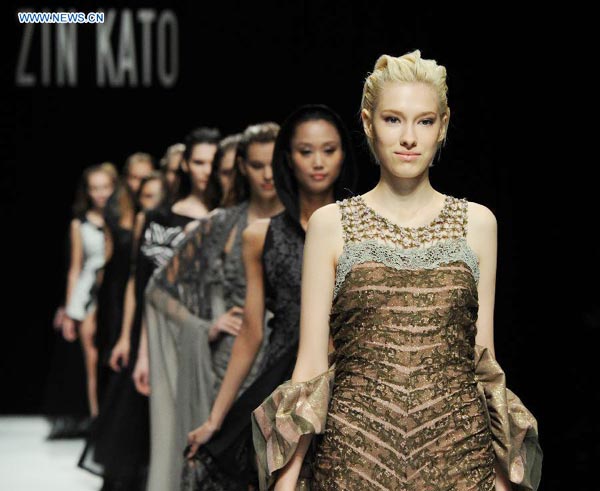 'ZIN KATO' Collection presented at Tokyo Fashion Week