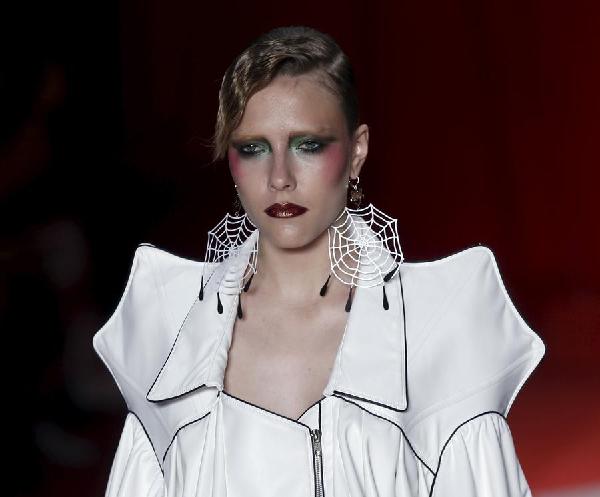 Models present creations at Sao Paulo Fashion Week