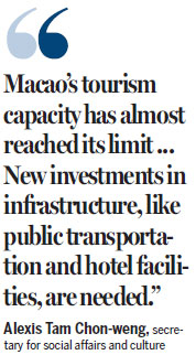 Tourism setback adds to Macao's woes