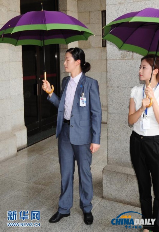 走近韓國女總統的保鏢們[組圖]