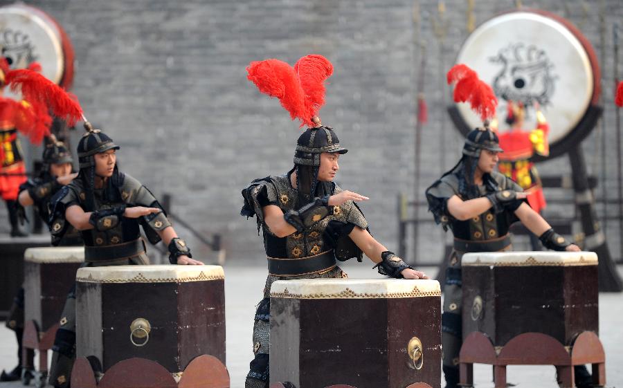 西安“武士文化系列展演”:跨越時空的城墻武士