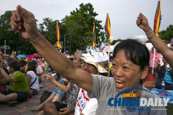 泰國再現反政府示威集會 數千人參加（組圖）