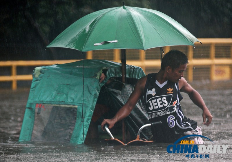 菲律賓連日暴雨導致洪水泛濫 造成7人死亡
