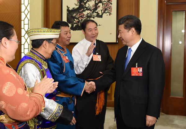 習近平2016兩會談經濟