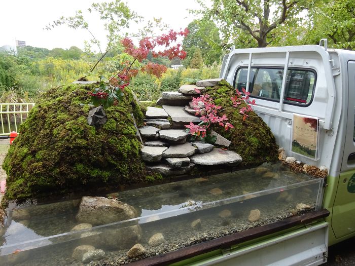 輪子上的風(fēng)景：卡車上的“后花園” 哪一個(gè)最美？（組圖）