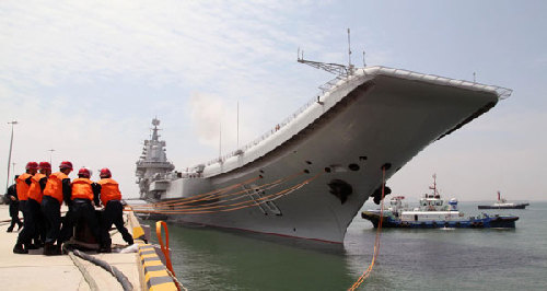 China's first aircraft carrier begins sea trials