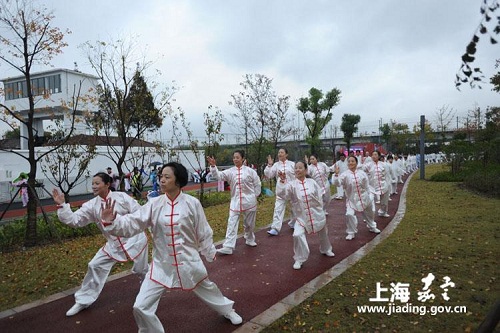 Jiangqiao calls on citizens to keep fit