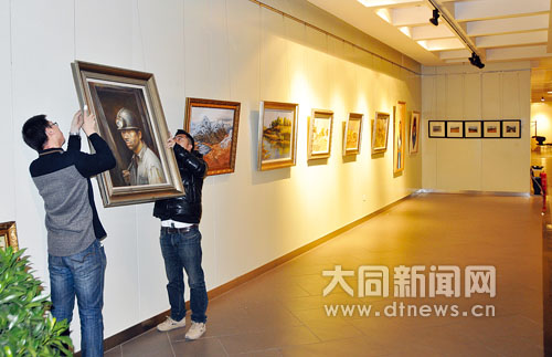 Artwork to welcome the New Year in Datong