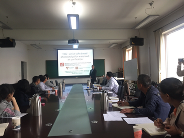 Czech professor visits Shanxi University for project cooperation