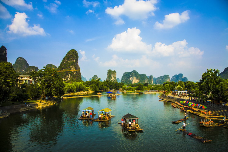 Yangshuo, a county of karst landforms