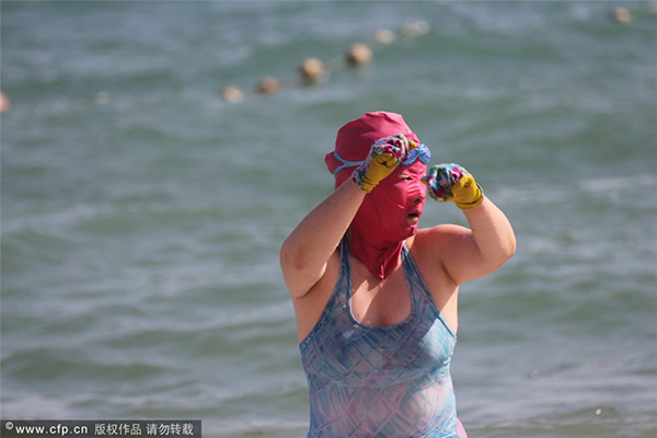 Is facekini a weird fashion?