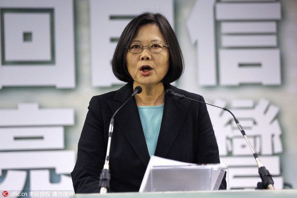 Taiwan leader shows she is out of touch with reality