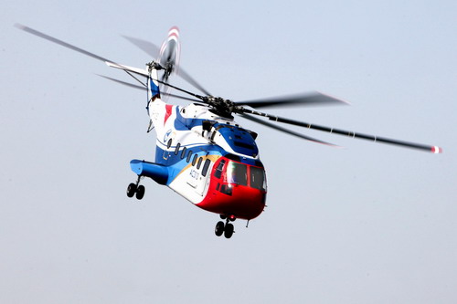 Chinese-made good-sized copter debuts successfully