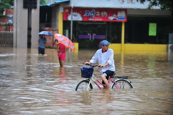 Heavy rains hit Guangxi