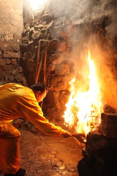 Dragon-patterned kiln of Ming Dynasty in E China