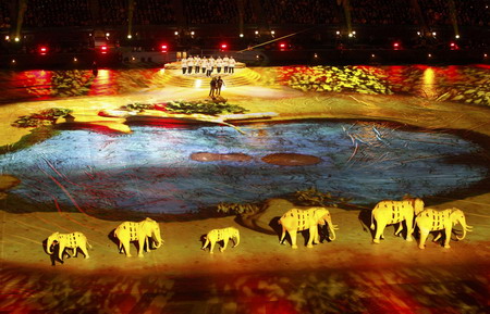 The closing ceremony for the 2010 World Cup