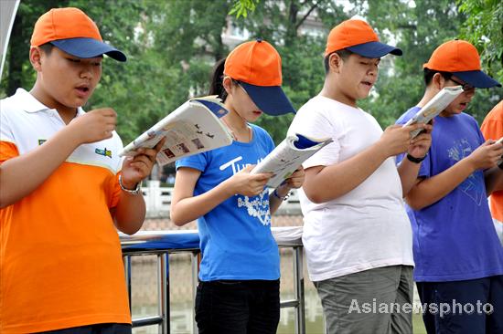 Riverside becomes scene of English learning