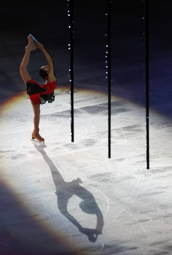 Wedding party of China's champion figure skaters