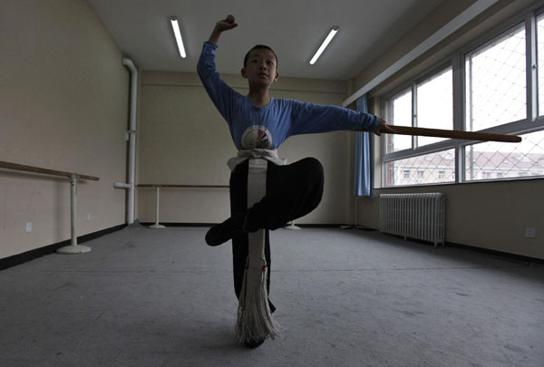 Young learners of Peking Opera