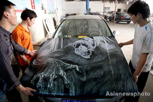 Cars get dressed up for Halloween