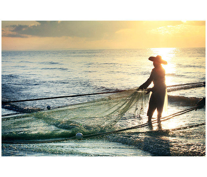 Fishermen in South China