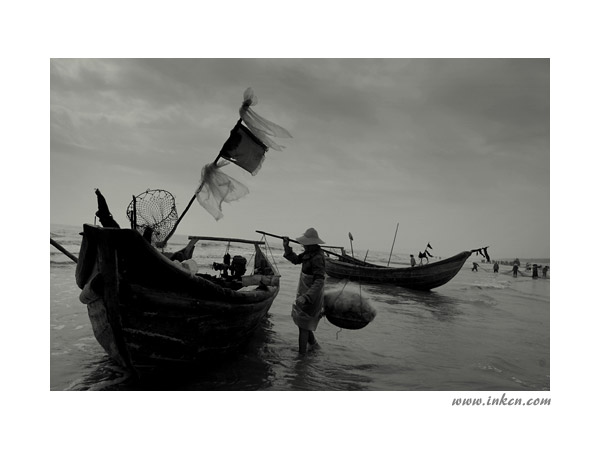 Fishermen in South China