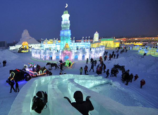 Ice and snow world in NE China