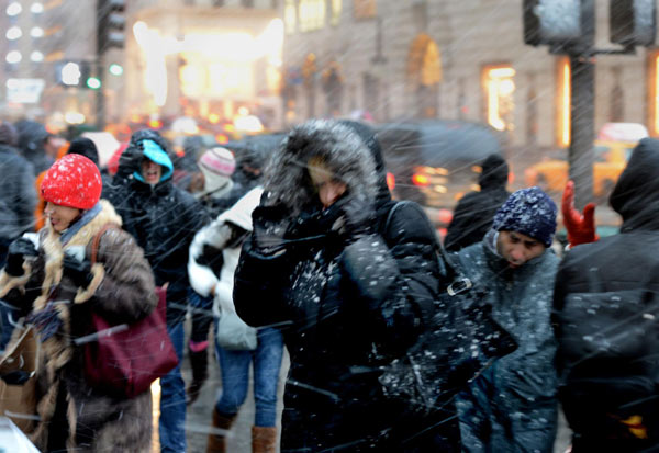 Winter storms hit eastern US