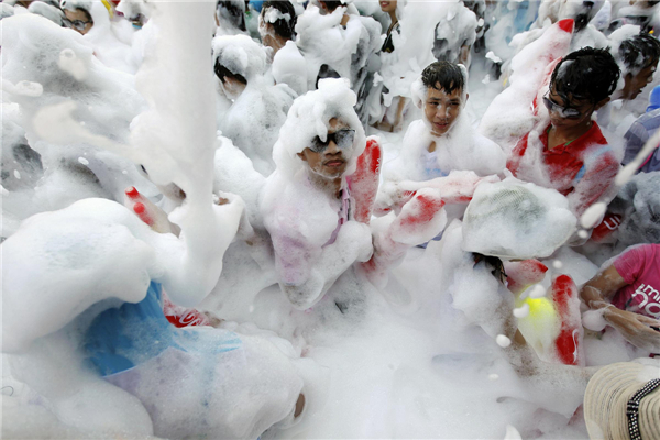 Water festival celebrated in Bangkok