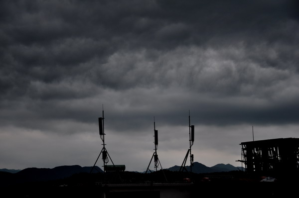 Downpours bombard East China province