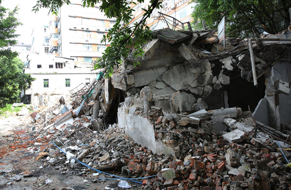 Historic building demolished overnight