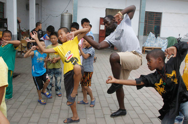 Rare look in Shaolin temple