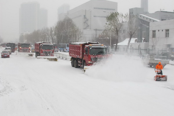 Blizzard batters traffic in NE China