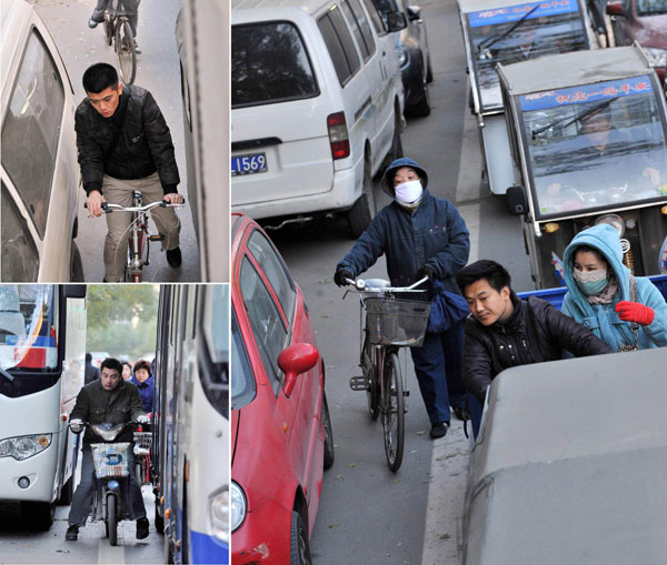 Epic shortage of parking in Beijing