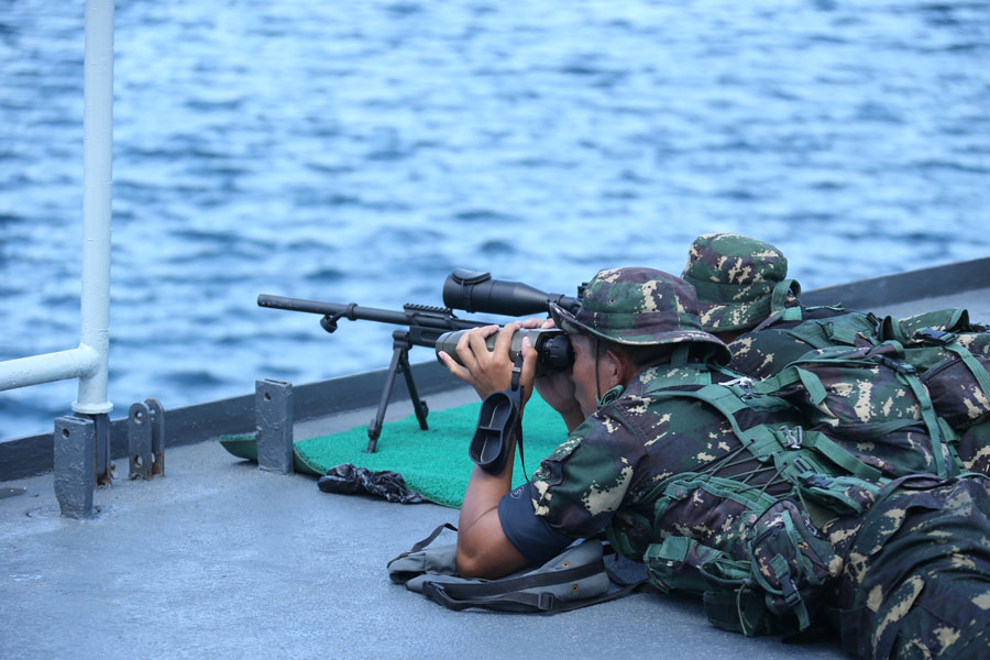 Training exercise of People's Liberation Army